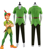Peter Pan And Wendy Peter Pan Costume Green Outifit Halloween Carnival Uniform